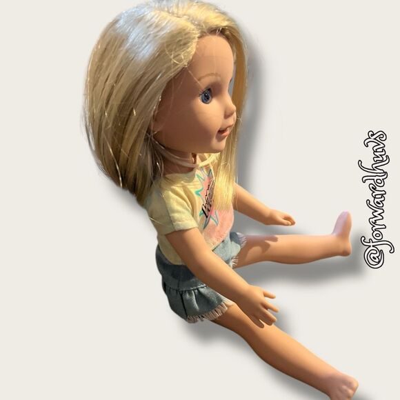 14” Camille American Girl WellieWisher Doll with Outfit - Picture 5 of 11